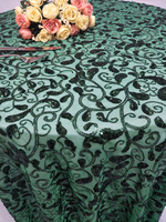 Maßgefertigte Runde Tischdecke Pailletten-Marmor Pailletten-Tischdecke Hochzeit Königsblau Pailletten-Tischdecke