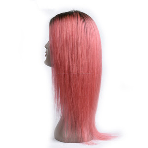 <span class=keywords><strong>Ali</strong></span> baba express ombre rose de cheveux humains pleine perruque de lacet avec des cheveux de bébé naturel perruques - Product Image 4