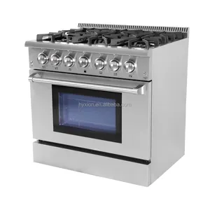 Pro-serie free standing 36 "stufa a gas forno