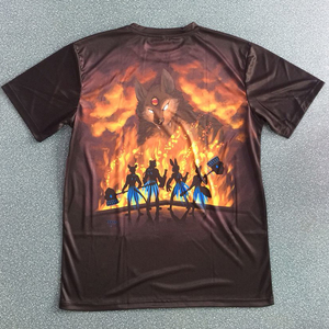 Maglietta Manga stampata Allover personalizzata, maglietta <span class=keywords><strong>Anime</strong></span> stampata a sublimazione - Product Image 6