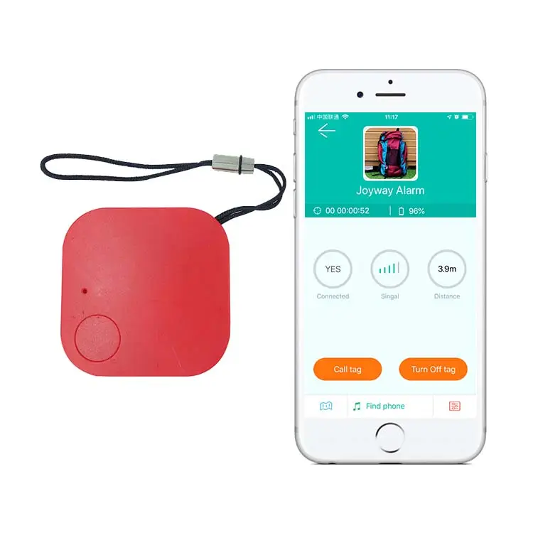 Smallest Smart BLE Key Finder Tracker Anti Lost Alarm ITAG Key Finder