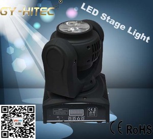 nueva iluminación del escenario lados dobles RGBW haz lavado llevó la luz principal móvil / cabeza de mini movimiento llevó - Product Image 6