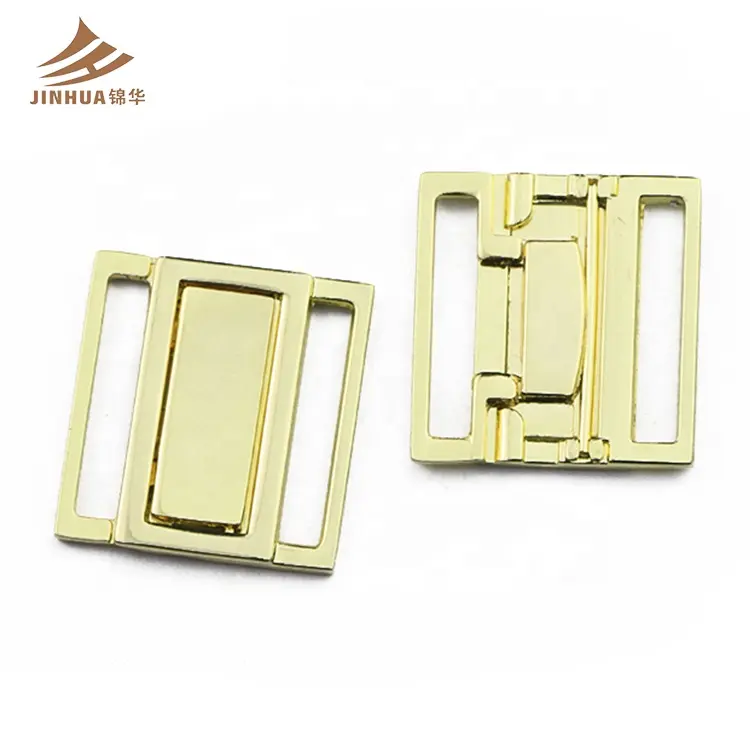 China Supplier Decorative Alloy Bra Metal Front Clasp