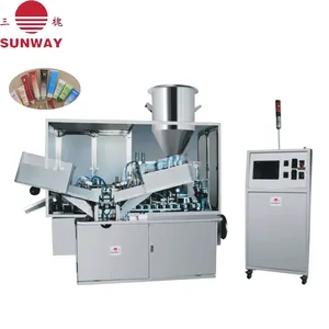 Cosmetic Plastic Ointment Tube Filling Sealing Machine