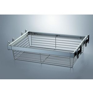 Wardrobe Three Secontion Pull-out <strong>Wire</strong> <strong>Storage</strong> <strong>Baskets</strong> - Product Image 2