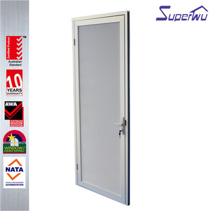 Hợp kim nhôm as2047 as2208 Tiêu chuẩn chống đạn Bản lề cửa phân vùng khách sạn hiện đại sử dụng màu trắng không thấm nước - Product Image 6