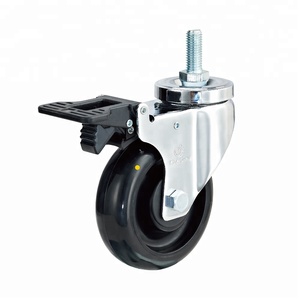 Leitfähige anti statische ESD-drehbare <span class=keywords><strong>PU</strong></span>-Rollen mit mittlerer Beans pru chung für Wagen - Product Image 5