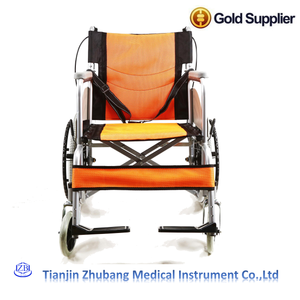Fauteuil roulant manuel pliable tout-Terrain, accessoire de voyage léger, en acier, pour personnes âgées - Product Image 2