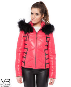 Chaqueta de cuero genuino Rosa Premium Productos de cuero Premium para prendas - Product Image 3