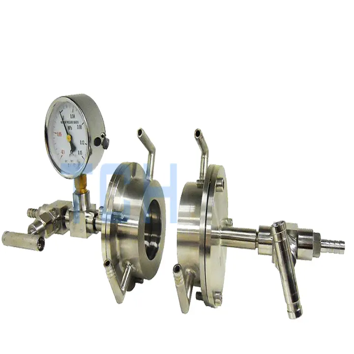 Герметичный фланец из нержавеющей стали с водоохлаждающей оболочкой для трубки диаметром 40 мм/42 мм