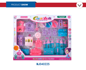 Funny Kids Play plastic villa <span class=keywords><strong>sweet</strong></span> home toy with doll - Product Image 2