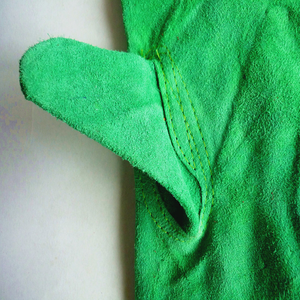 Verde 10 "pulgadas <span class=keywords><strong>Buffalo</strong></span> Dring Guantes de trabajo de cuero de vaca Guantes de jardín - Product Image 4