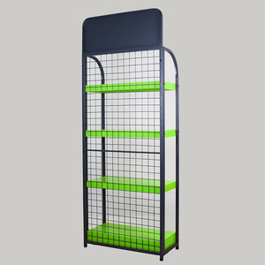 Biểu tượng tùy chỉnh sắt lưới-trở lại cửa hàng tự động bôi trơn kệ trưng bày dầu - Product Image 4