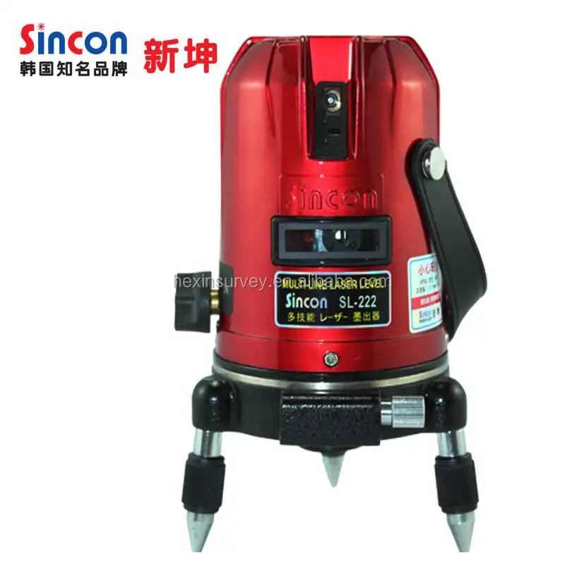 Dumpy Mức Giá Ốp Lát San Lấp Mặt Bằng Sincon SL-222 Crossline Laser Cấp Độ