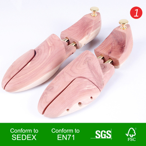 Ningbo Belichamen Verstelbare Warmart Hoge Kwaliteit Custom Split Teen Schoen Duurt En Natuurlijke Rode Cederhout Schoen Boom Logo - Product Image 5