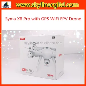 Sıcak satış Syma X8 Pro GPS Drone GPS sabit anten kıdemli mil uçak ile 720 P HD Kamera Gerçek zamanlı Wifi FPV RC Drone