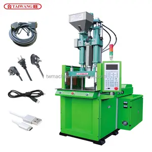 40Ton Data cable Plug Vertical Injection Molding Making Machine