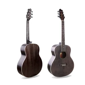 Guitare acoustique en épicéa et Satin, 36 pouces, vente en gros/OEM, à prix bas, 1 pièce