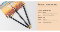 Offre Spéciale 2 côté publicité stylo à bille avec logo personnalisé twist double tête stylo pour hôtel