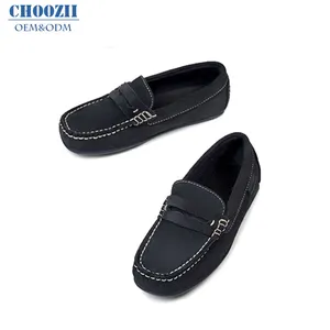 Choozii Bestseller Klassieke Blauwe Suède Lederen Jongens Loafers Voor Kinderen Grote Kids