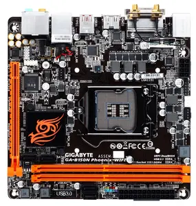 Gigabyte — carte mère mini-itx pour ordinateur de bureau, originale, LGA1155 B75 DDR3,HMDI * 2,LAN * 2