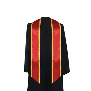 Graduation Sashes 2022 HotSell Cheap High Quantity Plain Trim Graduation Stole Sash