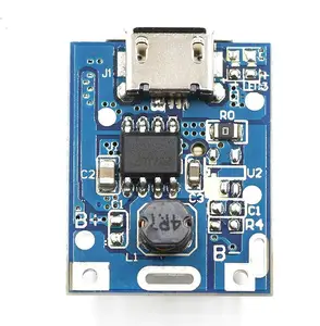 Konverter Papan Pelindung Pengisian Daya Baterai Lithium, Modul Daya Step-Up 5V, Papan Pelindung, Konverter Boost Tampilan LED USB untuk Pengisi Daya DIY 134N3P