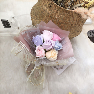 INS Hot Selling Environmentally Friendly Artificial Flower Soap Rose Bouquet Gift Box for <strong>Girlfriend</strong> Valentine's Day - Product Image 3