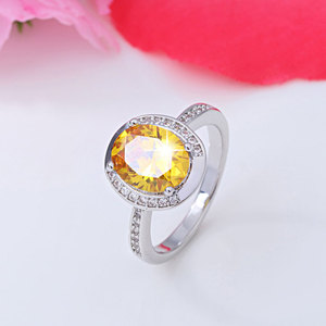Bague de fiançailles ronde en diamant CZ, coffre-fort de laboratoire russe plaqué or 18K, taille 6, 7 ou 8, CZ