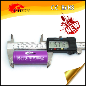 İMREN 26650 4200 mah 60A batterie/İmren 26650 cellule de batterie 26650 3.7 v icr 18650 li-ion - Product Image 2