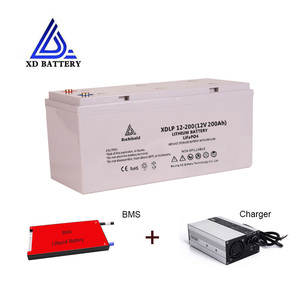 Baterai Lithium 9000 Siklus Hidup XD Archibd Lifepo4 Baterai 12V Lithium Ion Harga Baterai 12V 100Ah 120Ah 150Ah 200Ah 250Ah Siklus Dalam dengan BMS