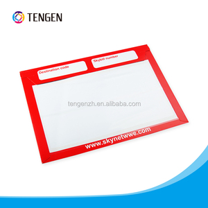 China fábrica de alta calidad de impresión personalizada transparente Archivo de papel <span class=keywords><strong>del</strong></span> bolsillo - Product Image 2
