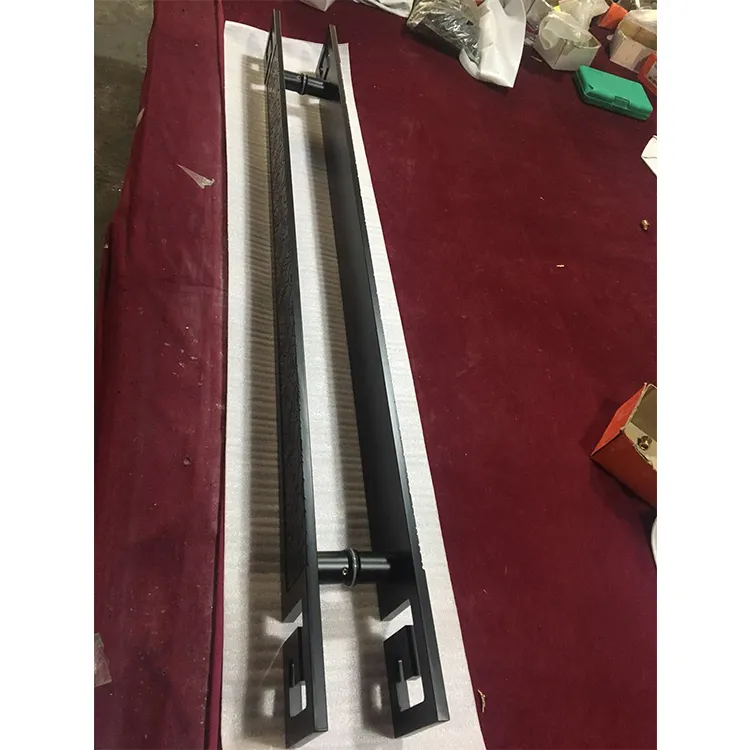 Schwarz aluminium tür pull griff 1200mm