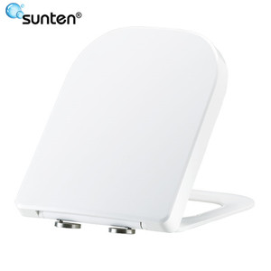Nuevo modelo vendedor caliente un botón familia cierre suave urea asiento del inodoro <span class=keywords><strong>de</strong></span> la <span class=keywords><strong>plaza</strong></span> - Product Image 1