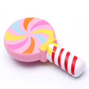 2025 Tùy Chỉnh Kawaii Kẹo Màu <span class=keywords><strong>Lollipop</strong></span> Chậm Tăng PU Kẹo Squishy - Product Image 2
