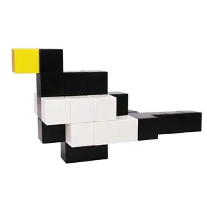 DIY 40件套磁性建筑立方体瓷砖教育磁铁积木玩具儿童大脑开发