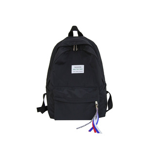 2021 Korean <strong>Custom</strong> <strong>Made</strong> Women's Bag Logo College <strong>Canvas</strong> <strong>Backpack</strong> - Product Image 2