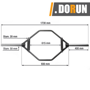 56 "ยาว20กก. และ25กก. สีดำ2นิ้ว Hex barbell <span class=keywords><strong>TRAP</strong></span> <span class=keywords><strong>Bar</strong></span> ที่มีด้ามจับแบนหรือยกสำหรับ squats, <span class=keywords><strong>deadlift</strong></span>, sharkles. - Product Image 2