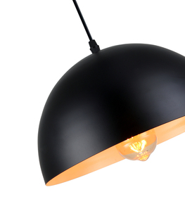 Sắt Cổ Điển ngắn gọn màu đen sơn sáng tạo fashing chandelier treo đèn E26/E27 ổ cắm - Product Image 2