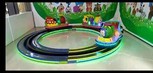 Parque de Atracciones al aire libre para niños, pista de <span class=keywords><strong>ferrocarril</strong></span> para niños, precio de fábrica con monedas, coche de riel de fruta, paseo en oferta - Product Image 6