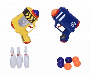 En plastique enfants vs jeu deux jouet <span class=keywords><strong>pistolet</strong></span> paintball avec bols et boules - Product Image 3