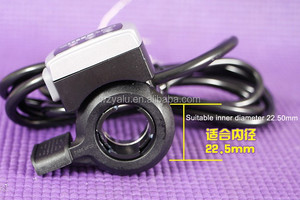 Accélérateur <span class=keywords><strong>WUXING</strong></span> Nouveau Style 24V 36V 48V 60V pour batterie au lithium avec affichage de la puissance et interrupteur marche/arrêt 106DX - Product Image 4
