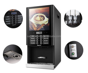 Machine à café commerciale italienne, 7 sortes <span class=keywords><strong>différents</strong></span>, 1 boisson chaude et froide - Product Image 2