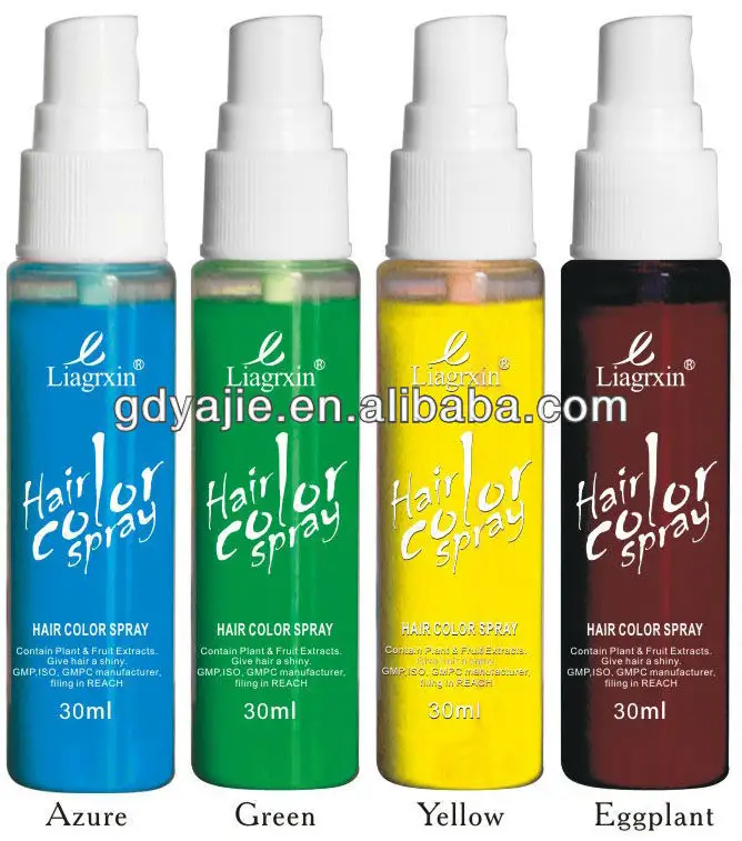 Caliente! Nueva facilidad de lavado profesional de spray para el cabello pelo tinte colores 27 el servicio del oem