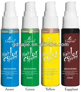 Caliente! Nueva facilidad de lavado profesional de spray para el cabello pelo tinte colores 27 el servicio del oem