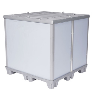 बंधनेवाला पीपी आस्तीन के लिए आसान-तह प्लास्टिक गेलॉर्ड बॉक्स भंडारण - Product Image 4