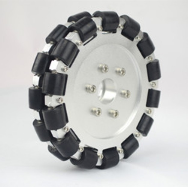 Высокая нагрузка 6 дюймов двойной алюминиевый 152 мм omni колеса