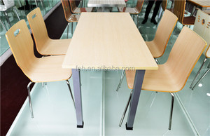 KFC comida corte mesas de restaurante restaurante muebles al por mayor (FOH-CXSC53) - Product Image 1