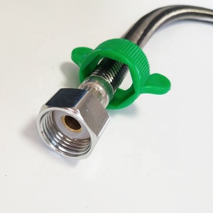 <span class=keywords><strong>Tuyau</strong></span> de toilette tressé en acier inoxydable, Flexible, avec certification CE, filigrane - Product Image 4