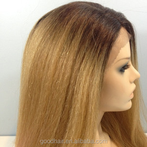 Capelli remy frontal del merletto <span class=keywords><strong>parrucca</strong></span> diritta crespa ombre indian ragazze immagini sexy <span class=keywords><strong>parrucca</strong></span> anteriore del merletto umani per le donne nere spedizione campione - Product Image 2